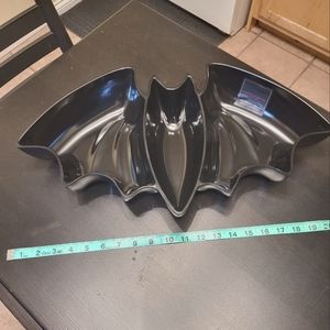 Christian Siriano halloween melamine bat 3 compartment serving tray